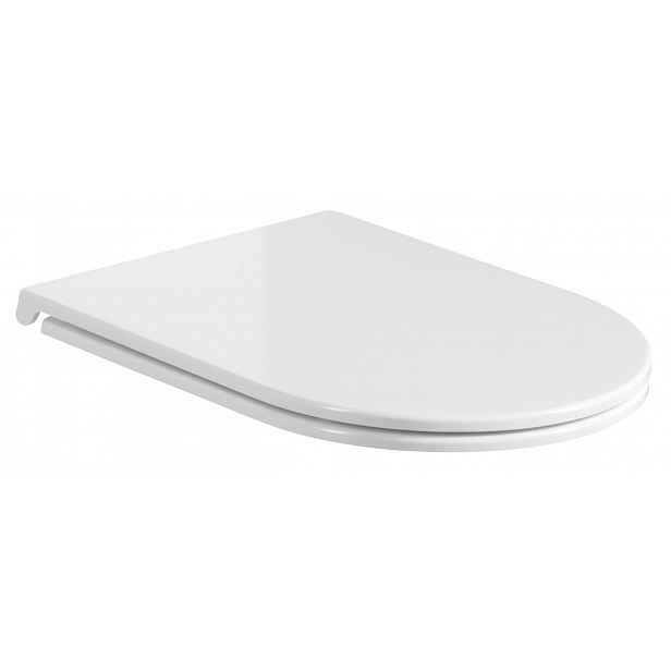 Sapho Avis - WC sedátko, SoftClose, Slim, EasyTake, bílá PCS106