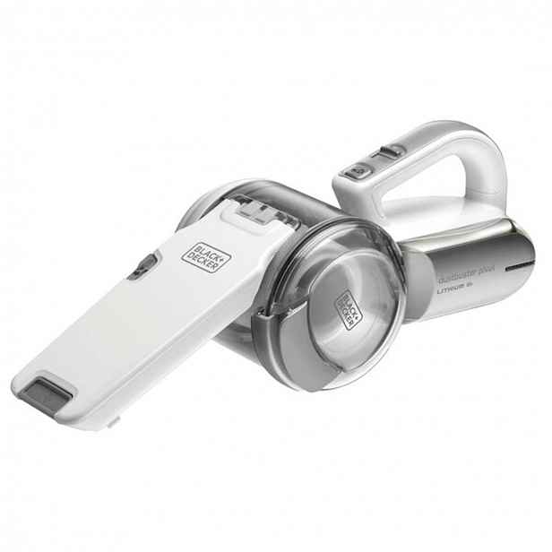 BLACK+DECKER - 18V AKU ruční vysavač, nabíjecí stanice, titanová/chrom PV1820L-QW