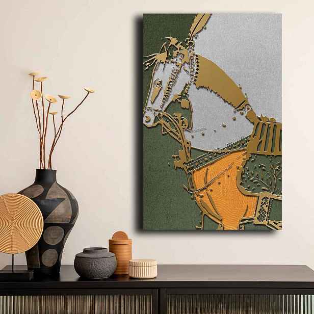 Dekorativní obraz na plátně kůň, 45 x 70 cm
