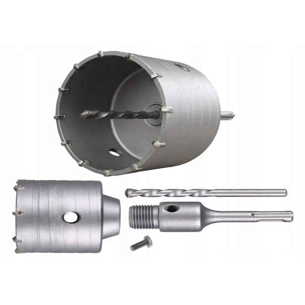 Korunkový Vrták Na Zdivo Betonu Sds Plus Korunka 130 mm Fréza Adaptér 110 mm
