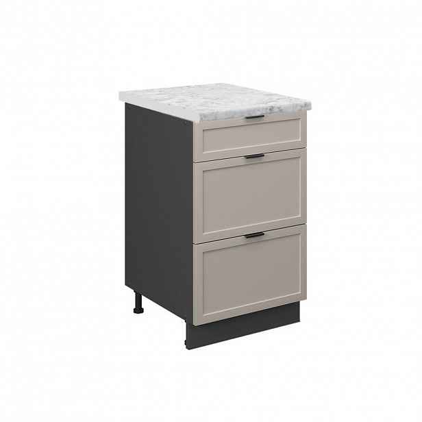 Vicco SPODNÍ SKŘÍŇKA KUCHYŇSKÉ LINKY Fame-Line, GreyBeige/Antracit, 50 cm, PD Mramor