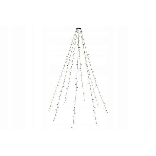 Goobay Led světelný řetěz na vánoční stromek, 280 Led, 8x 2m