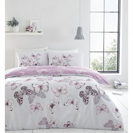 Povlečení s motivem motýlů Catherine Lansfield, 135 x 200 cm