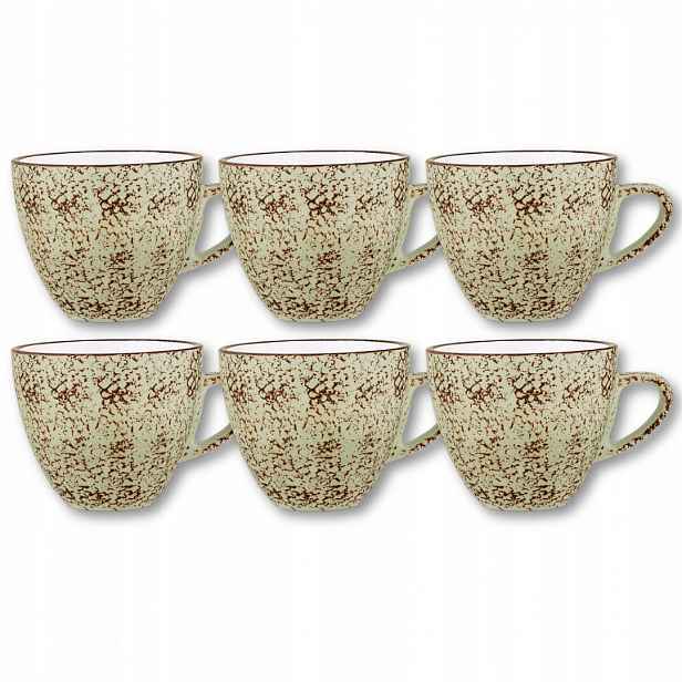 Šálek na espresso porcelánový pistáciový 75 ml Wilmax 6 kusů