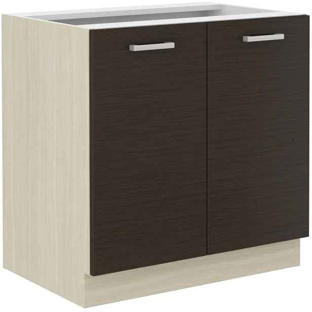 Falco Kuchyňská skříňka Christo 80D-2F-BB dub ferrara/legno tmavé