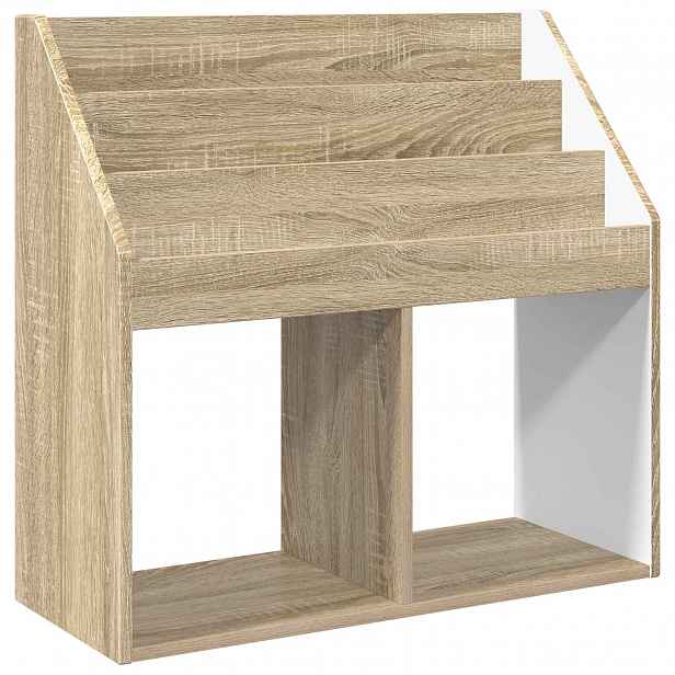 vidaXL Dětský regál Sonoma dub 72,5 x 29,5 x 69 cm Kompozitní dřevo