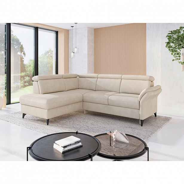 Sit & More ROHOVÁ SEDAČKA, textil, pískové barvy