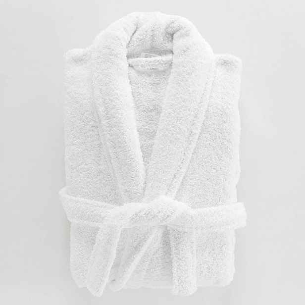 Bílý bavlněný župan velikost M Tendresse – douceur d'intérieur