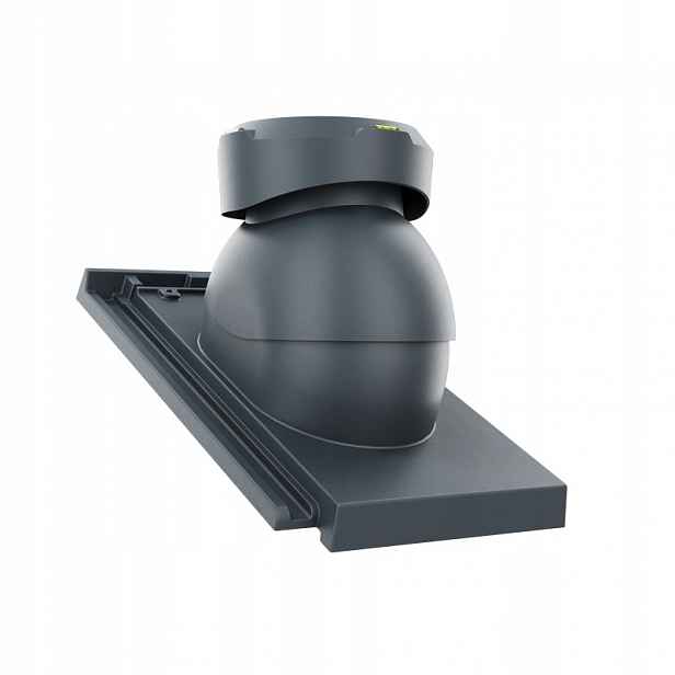 Krbový kanalizační ventilátor fi110 Creaton Domino Břidlice Glazura