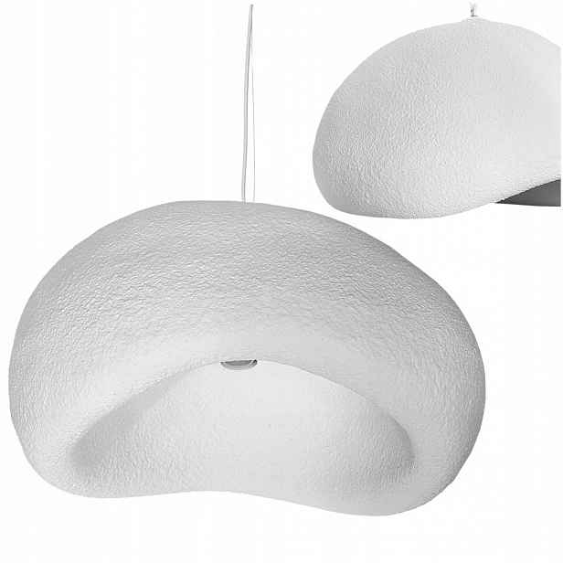 Moderní Designová Závěsná Lampa Ostia Bílá, Průměr 70 CM, E27