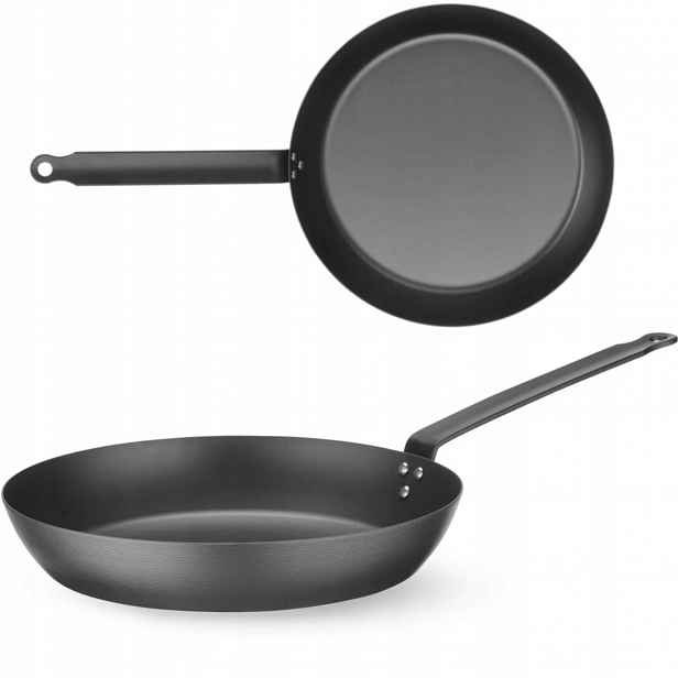 Pánev pro všechny typy sporáků z uhlíkové oceli, průměr 282 mm