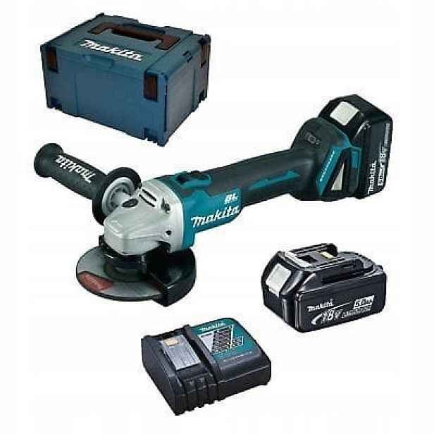 Makita DGA506RTJ úhlová bruska 18V 2x5Ah