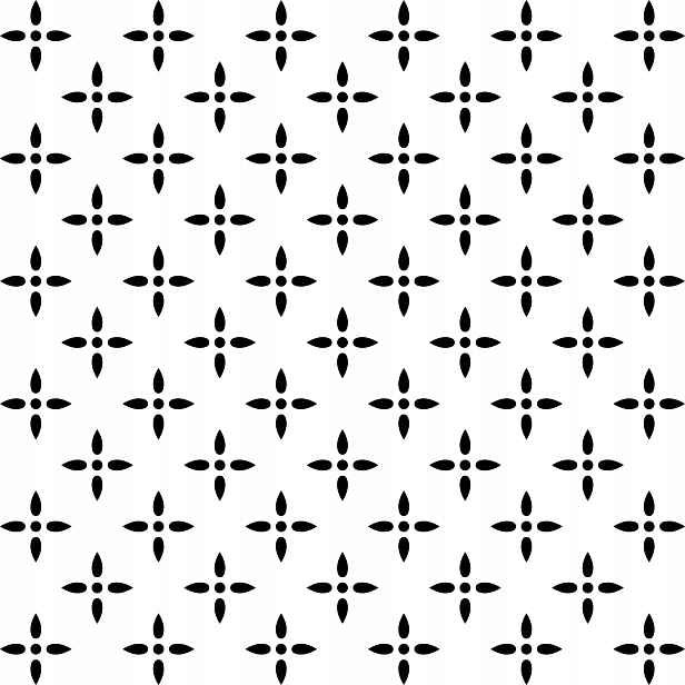 Omítací Malířská Šablona LuxBud Geometric 6 92x92 cm Moderní dekor