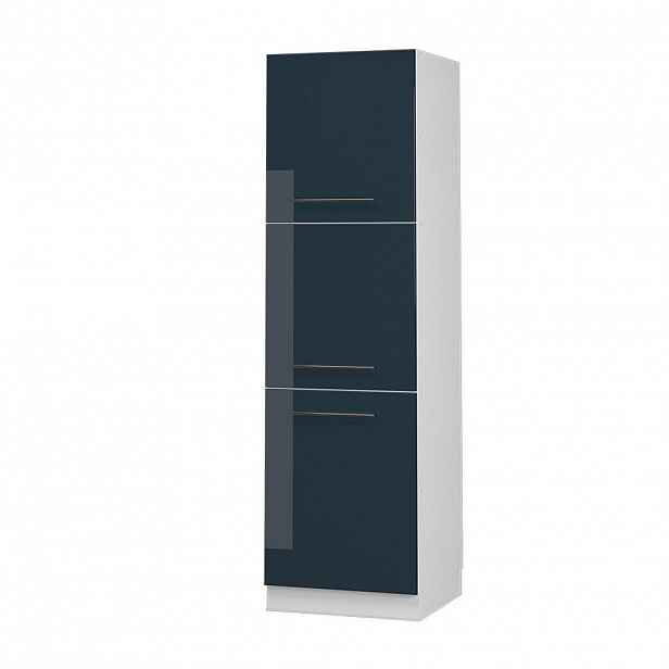 Vicco VYSOKÁ SKŘÍŇ Fame-Line, Tmavě modrá s vysokým leskem/Bílá, 60 cm