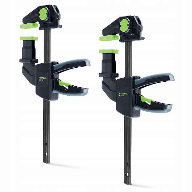 2x Jednoruční Svěrák Festool Fs-ez 150/2 Svorka truhlářská Svěrky pro kolejnici