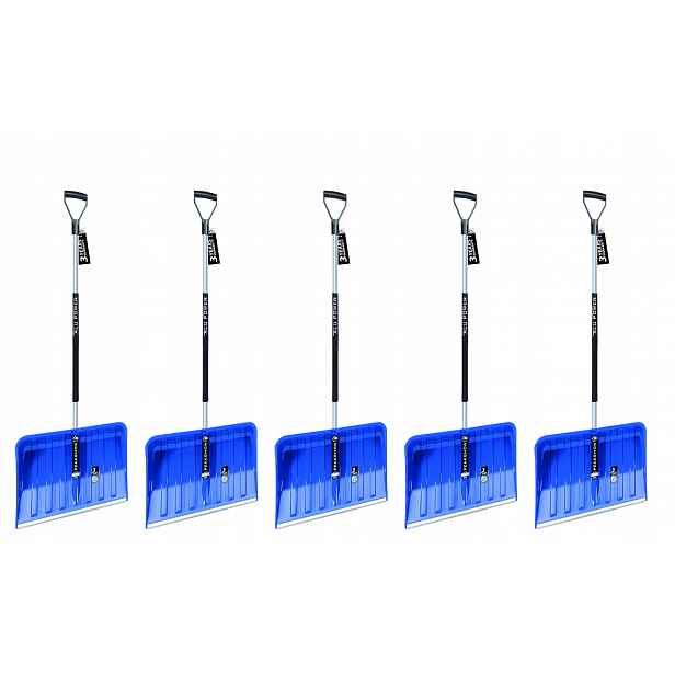 5 x lopata na ledový sníh Alu, ergonomická násada