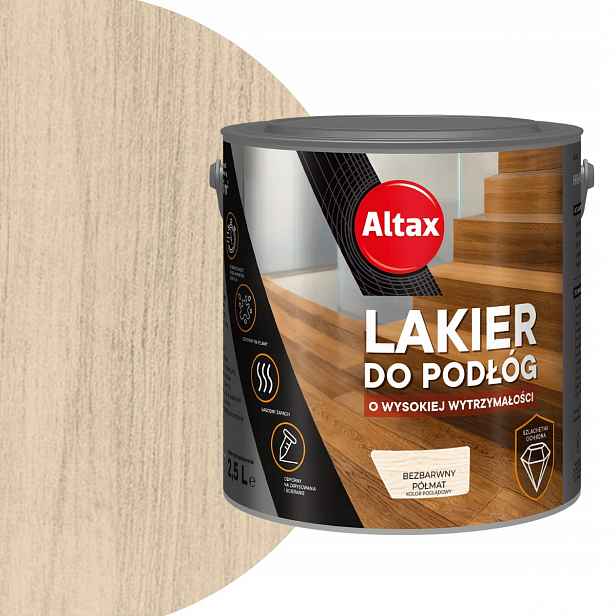 Altax Lak na parkety, podlahy 2,5L Bezbarvý Polomat