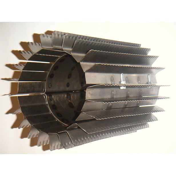 Radiátor výměník tepla ⌀ 180 mm/výška 370 mm, nasazovací a kroucený