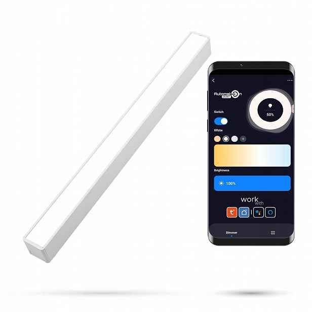 Reflektor Zigbee Tuya Flood 10W F10L Slimtrack a FiberFLEX 48VDC Bílý