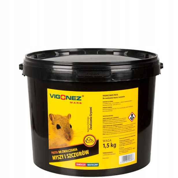 Vigonez Mars Pasta Proti Myším, Krysa, Hlodavcům 1,5 Kg