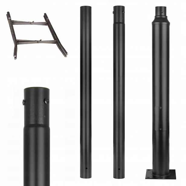 Osvětlovací sloupek Ø76 mm 20x20 cm silniční revize 3M Pouliční Lampa Lucerna
