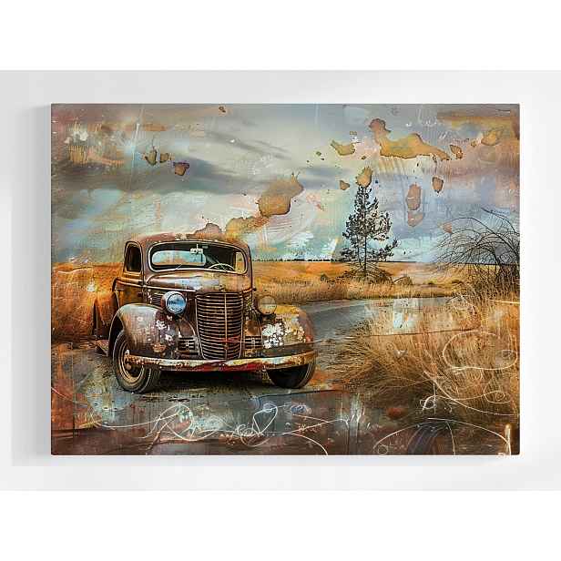 Plakát Retro Vintage Auto Oldtimer Klasik 100x75