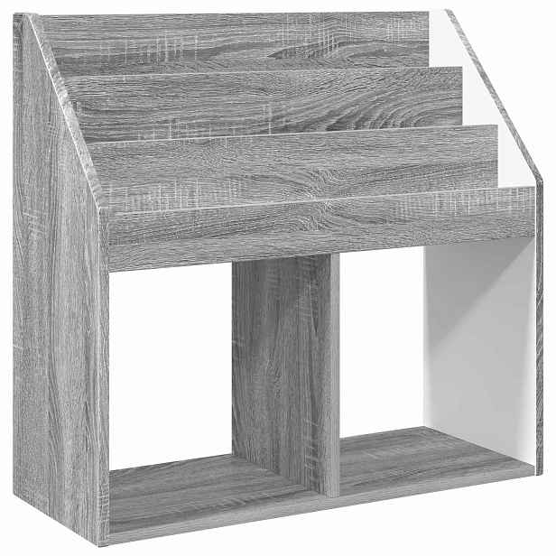 vidaXL Dětský regál Šedá Sonoma 72,5 x 29,5 x 69 cm Kompozitní dřevo