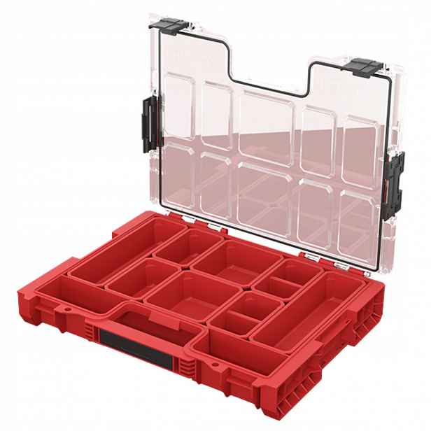 Qbrick Pro Organizer 200 Red UltraHD střední box na nářadí s víkem