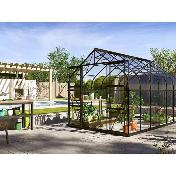 Vitavia Zahradní skleník Dione (černá, 9,9 m²)