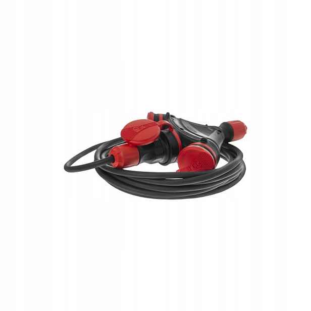 Prodlužovací Kabel 3 zásuvky IP54 16A 3x2,5 5 m Plastrol W-01170