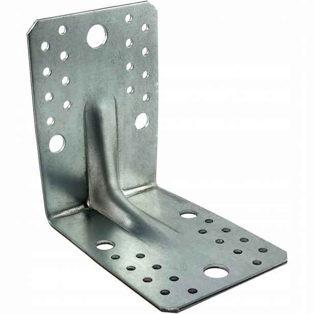 Tesařský úhelník spojovací s prolisem 125x125x90 mm 2,5 mm KP6 50 Ks