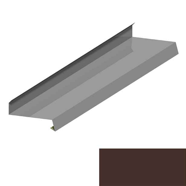 Oplechování římsy RS200A SP 35 TEX 2M15A hnědá