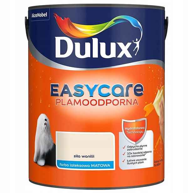 Dulux Easy Care Barva Odolná Vůči Skvrnám, Síla Vanilky 5 L