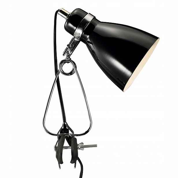 Stolní lampa se sponou Černá Kov E14 Kancelář Cyclone Nordlux 22 cm