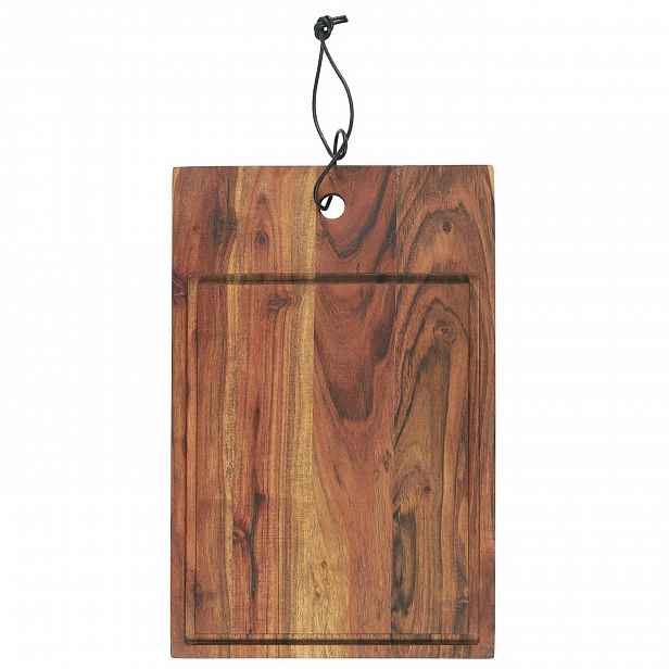 IB Laursen Dřevěné prkénko s drážkou OILED ACACIA WOOD