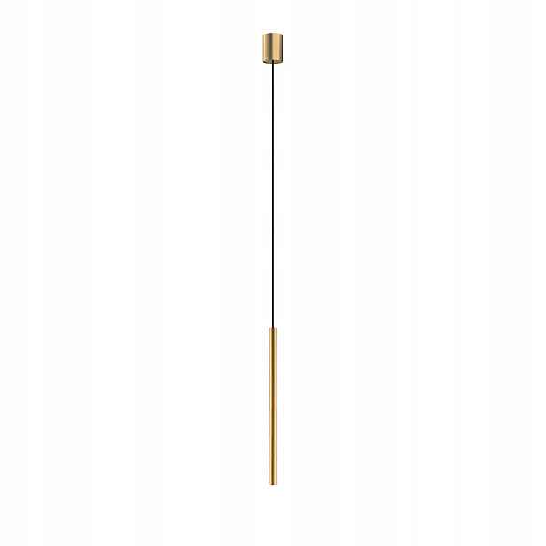 Nowodvorski Závěsná lampa zlatá tuba Laser I G9