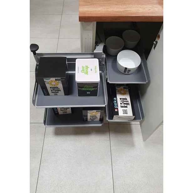 Peka 05.0452.KPL/S Magic Corner Comfort Libell 900/ 450/ levý/ šedý