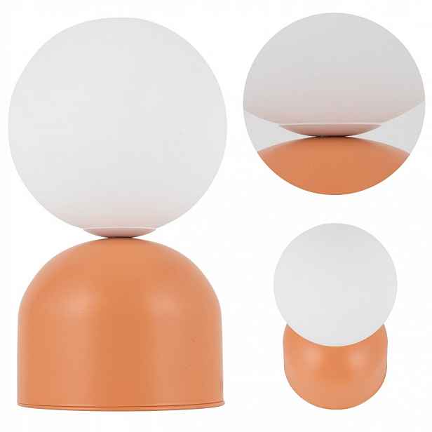 Stolní lampa Miki oranžová 1xG9 stojací lampa noční loft na stůl