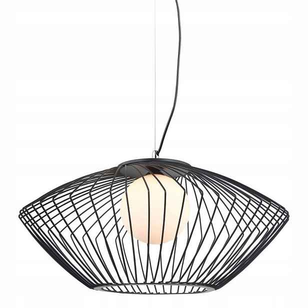 Závěsná lampa Stropní Svítidlo Černá E27 40W Nastavitelná Moderní Zeno Italux