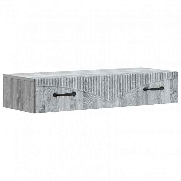 vidaXL Nástěnný boční stůl 87,5 x 34,5 x 17 cm Kompozitní dřevo