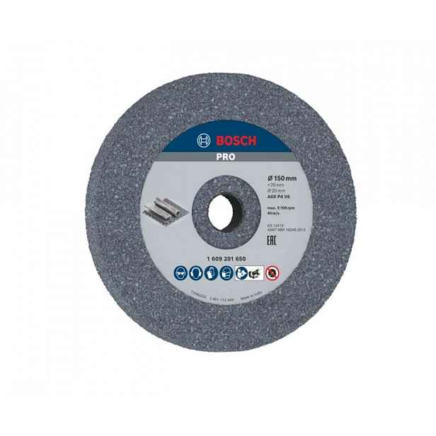 Bosch - Brusný kotouč na kov P60, 150x20x20 mm 1609201650