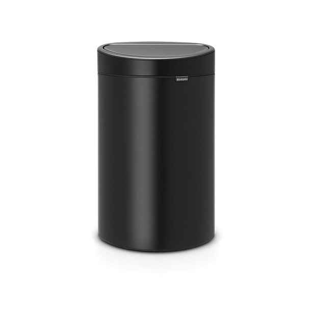 Matně černý dotykový ocelový odpadkový koš 40 l Touch Bin – Brabantia