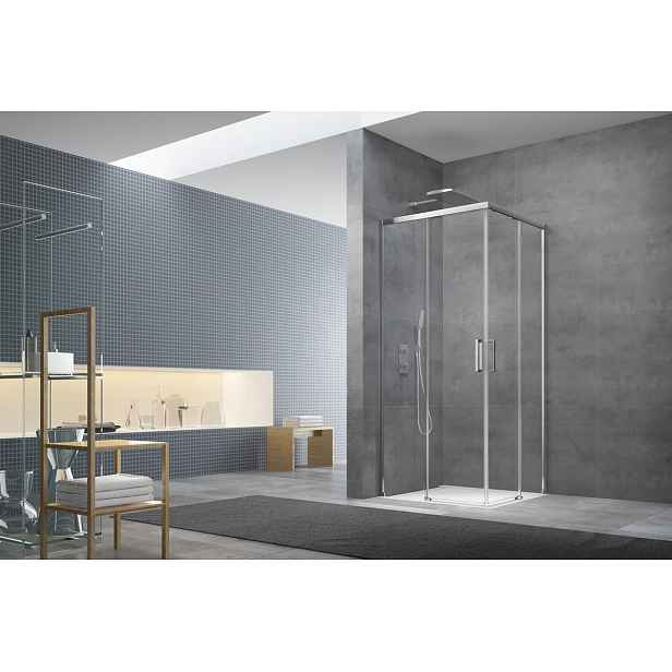 Sprchový kout čtverec 80x80 cm SAT TEX BB SATTEXQBB80CRT