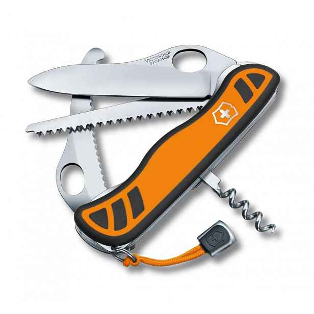 VICTORINOX - Velký kapesní nůž Hunter XT Grip, 6 funkcí, oranžová 0.8341.MC9