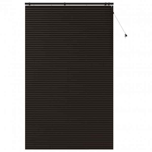 vidaXL Venet školní žaluzie Tmavě hnědá 160 x 250 cm 35 mm