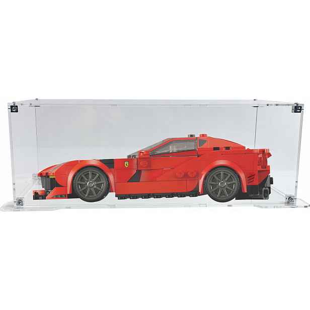 Vitrína s podstavcem Drewlandia pro sadu Lego 76914 Ferrari 812 Competizion
