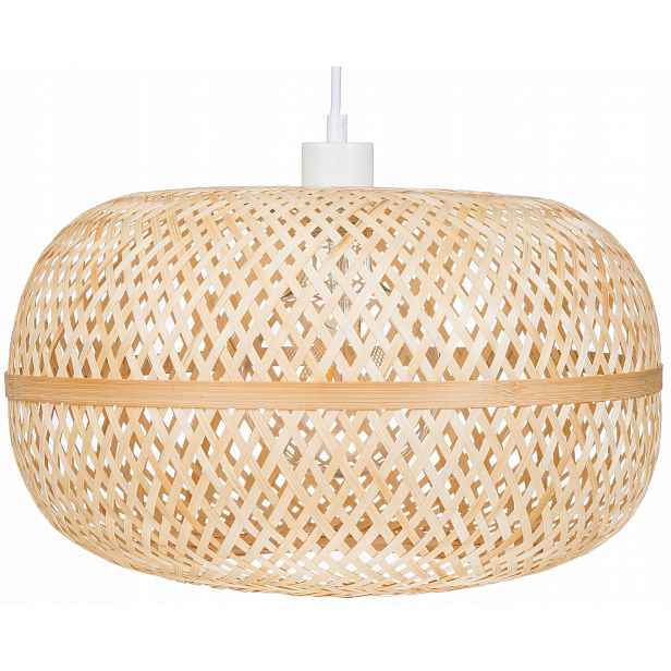 Bambusová závěsná lampa Boho Bambus, velká