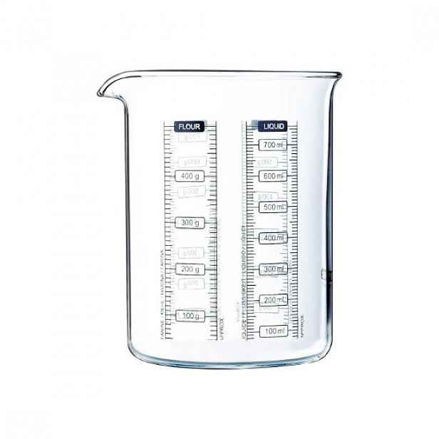 Hrnek s ryskou, vyrobený z borosilikátového skla, 750 ml - PYREX