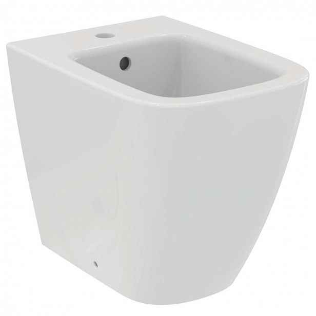 Ideal Standard i.Life S - Stojící bidet, 355x480 mm, s přepadem, otvor pro baterii, bílá T459501
