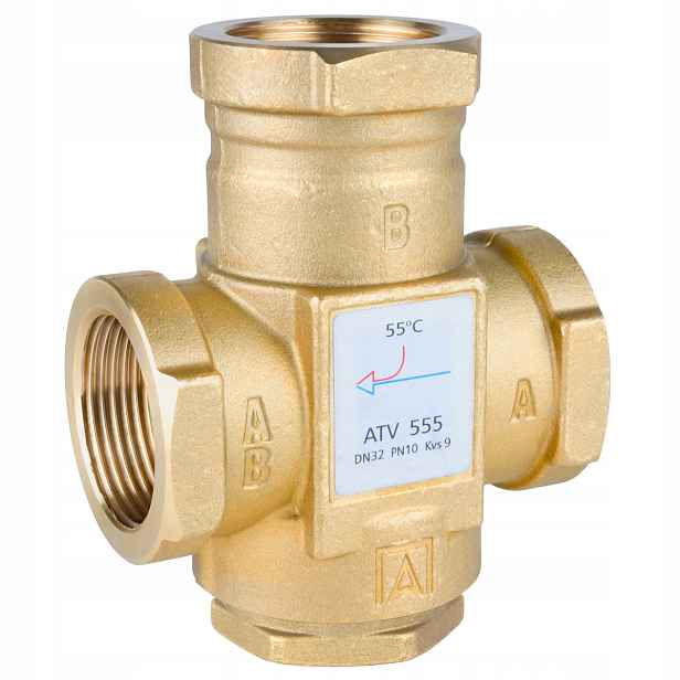 Teplotní Ventil Kotle Afriso Atv 555 DN32 55°C